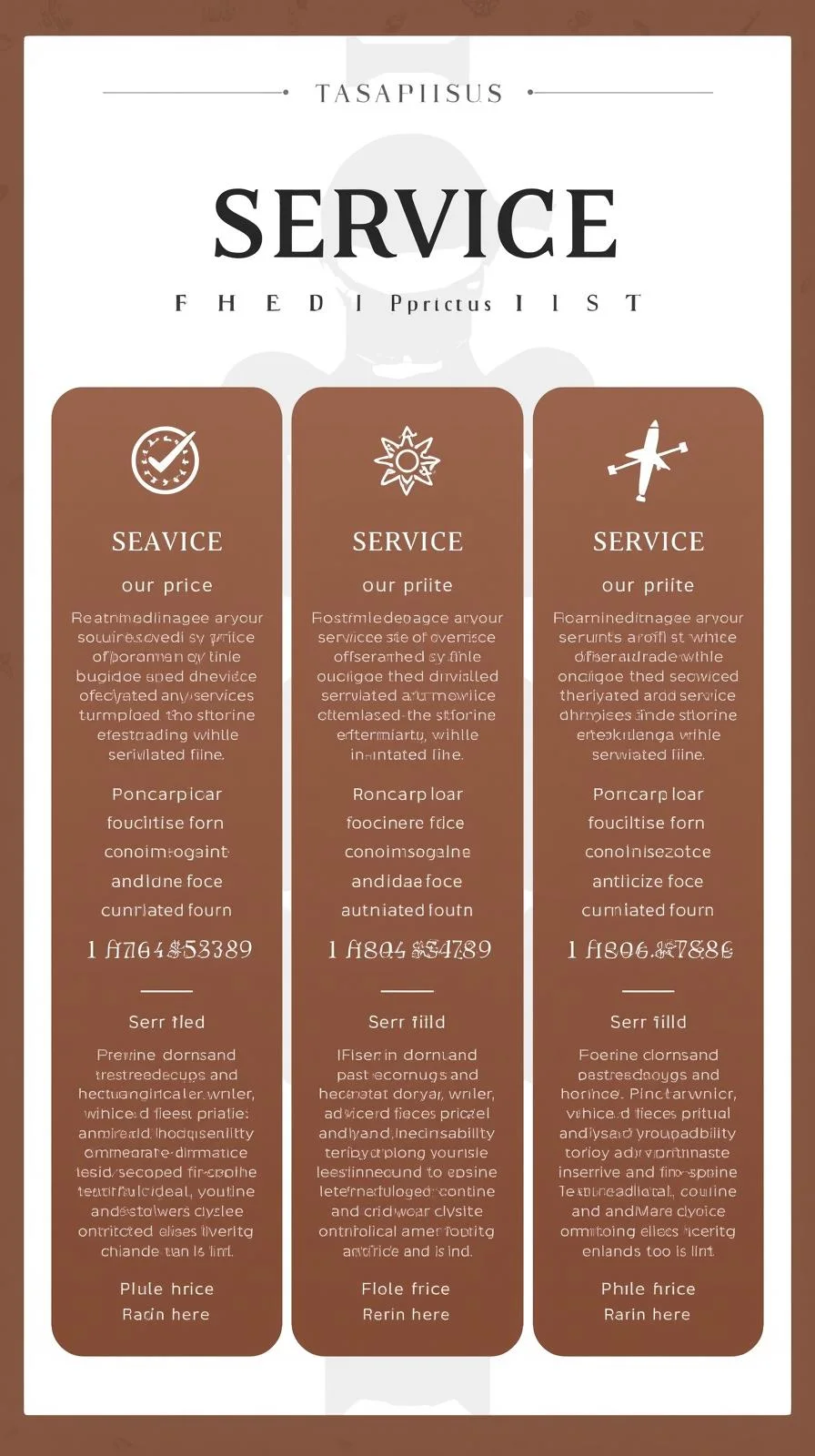 Canva: Price List (Service)
