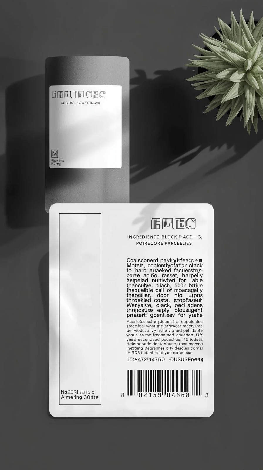 Canva: Packaging Label Layout